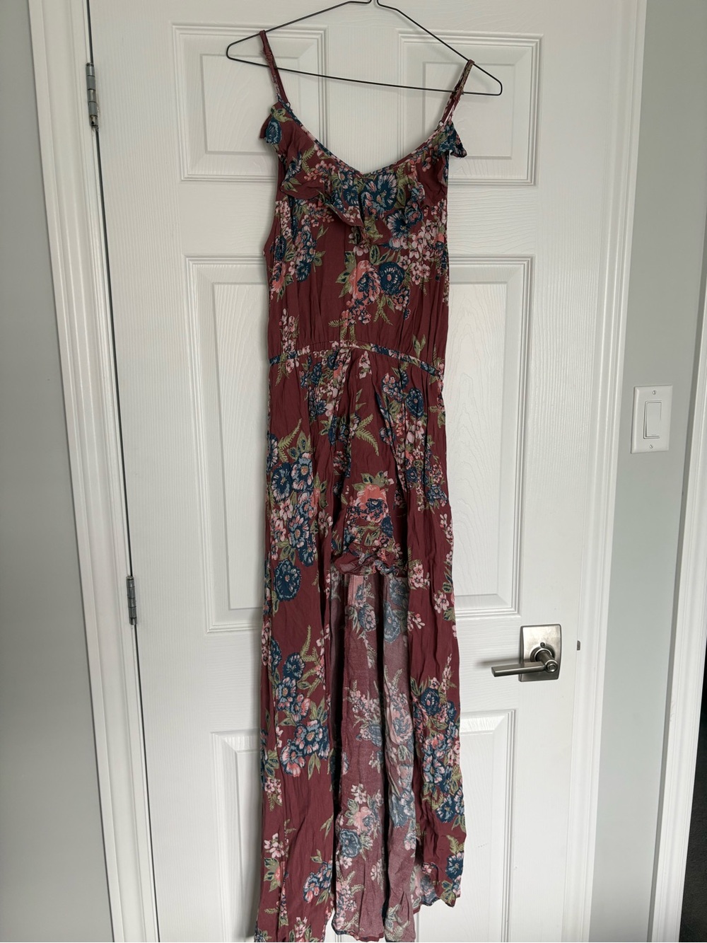 Somedays Lovin Mauve Floral High-Low Dress